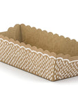 Scalloped Kraft Doodle Treat Cases