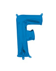 Mini ballons lettres en aluminium bleu