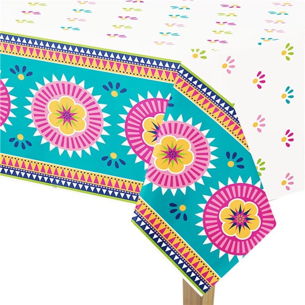 Fiesta Pattern Party Tablecloth