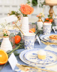 French Toile Plates - Large