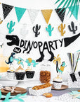 Estandarte de T-Rex de fiesta de dinosaurios