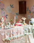 Floral Chinoiserie Lattice Plates