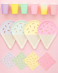 Platos para conos de helado