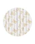 Gold Diamond Paper Straws