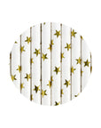 Gold Star Paper Straws