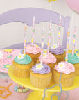 Groovy Pattern Candles