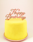 Adorno para tarta de feliz cumpleaños floral Liberty - Betsy Ann