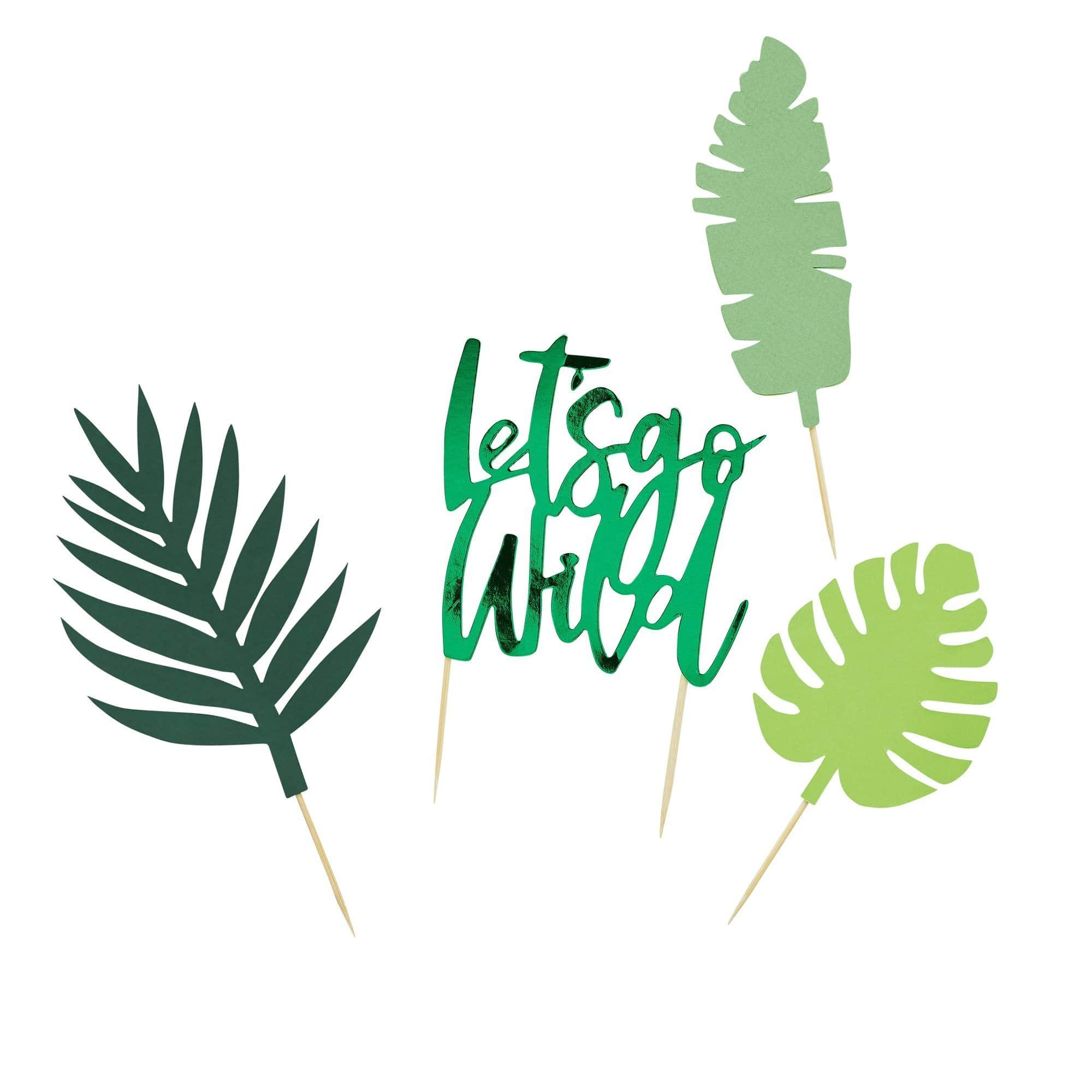 Let's Go Wild Cupcake Toppers