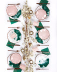 Rose Gold and Green Watercolour - Large