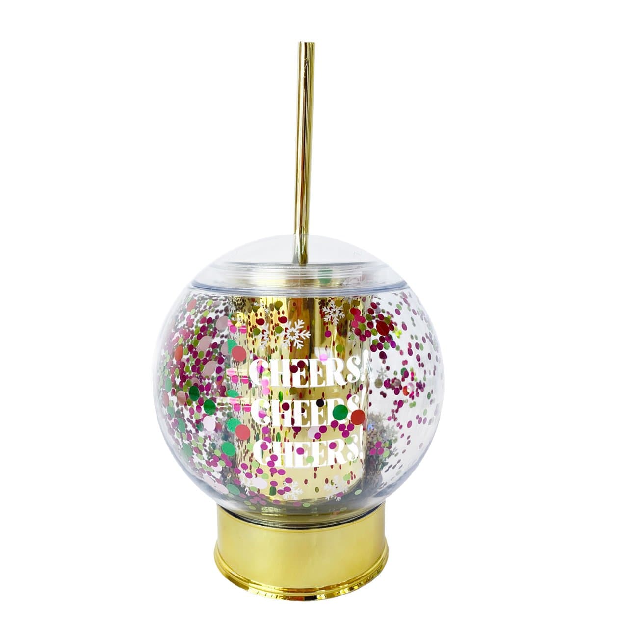 Snow Globe Sipper Cup
