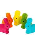 Mini lapins floqués arc-en-ciel