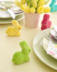 Mini lapins floqués arc-en-ciel
