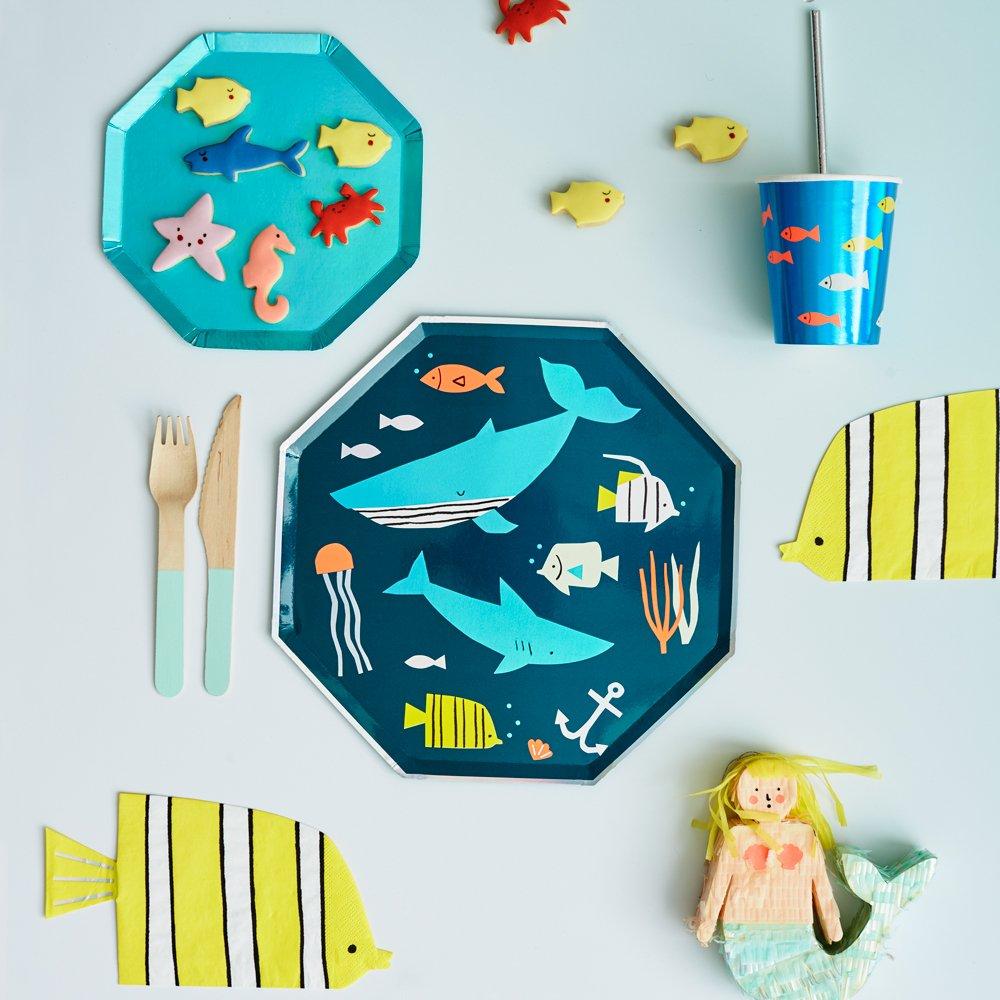Assiettes Sous La Mer - Grandes