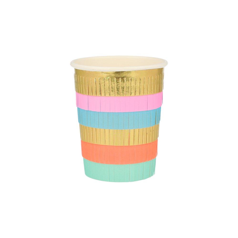 Rainbow Fringe Cups