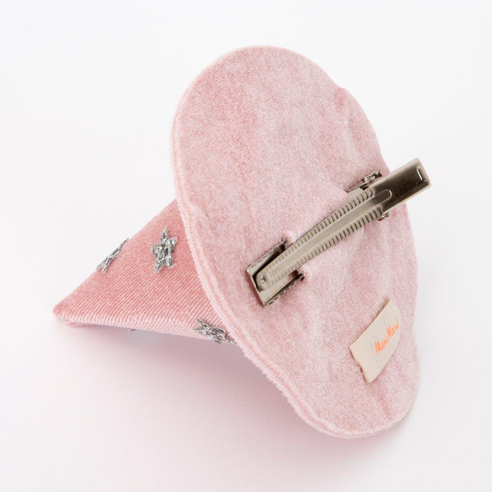 Velvet Witch Hat Hair Clip