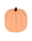 Serviettes citrouille pastel
