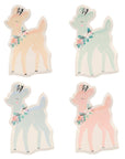 Pastel Deer Shaped Plates