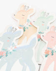 Pastel Deer Shaped Plates