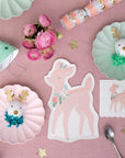 Pastel Deer Shaped Plates