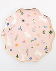 Spring Bunnies Plates - Large