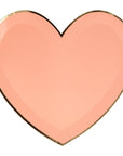 Assiettes Coeur Nuances de Rose - Grandes