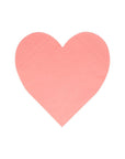 Large Pink Tone Heart Napkins