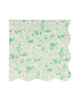Daisy Pattern Napkins - Large