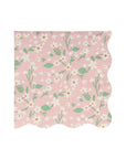 Daisy Pattern Napkins - Large