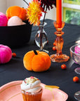 Assorted Brights Pumpkin Plates