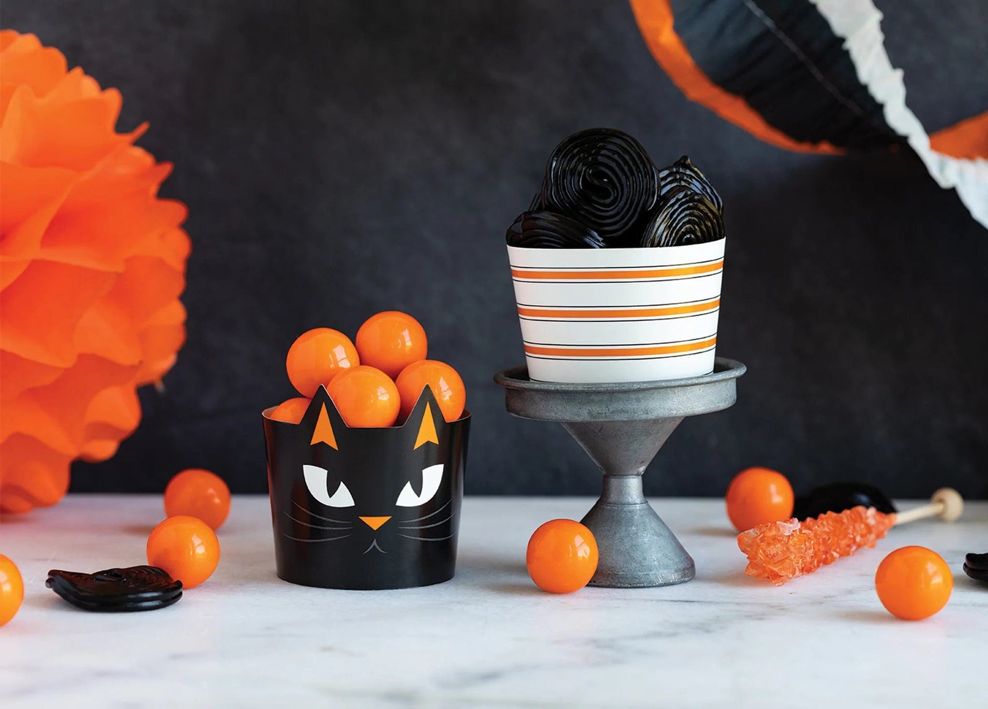 Halloween Cat Face Baking Treat Cups