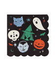 Meri Meri Sparkly Monster Scalloped Napkins