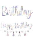 Happy Birthday Tassel Banners