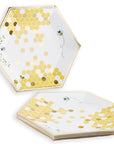 Platos de abeja en forma de panal - Grandes