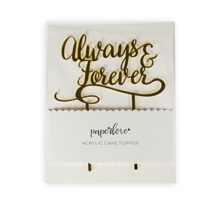 Always and Forever Cake Topper