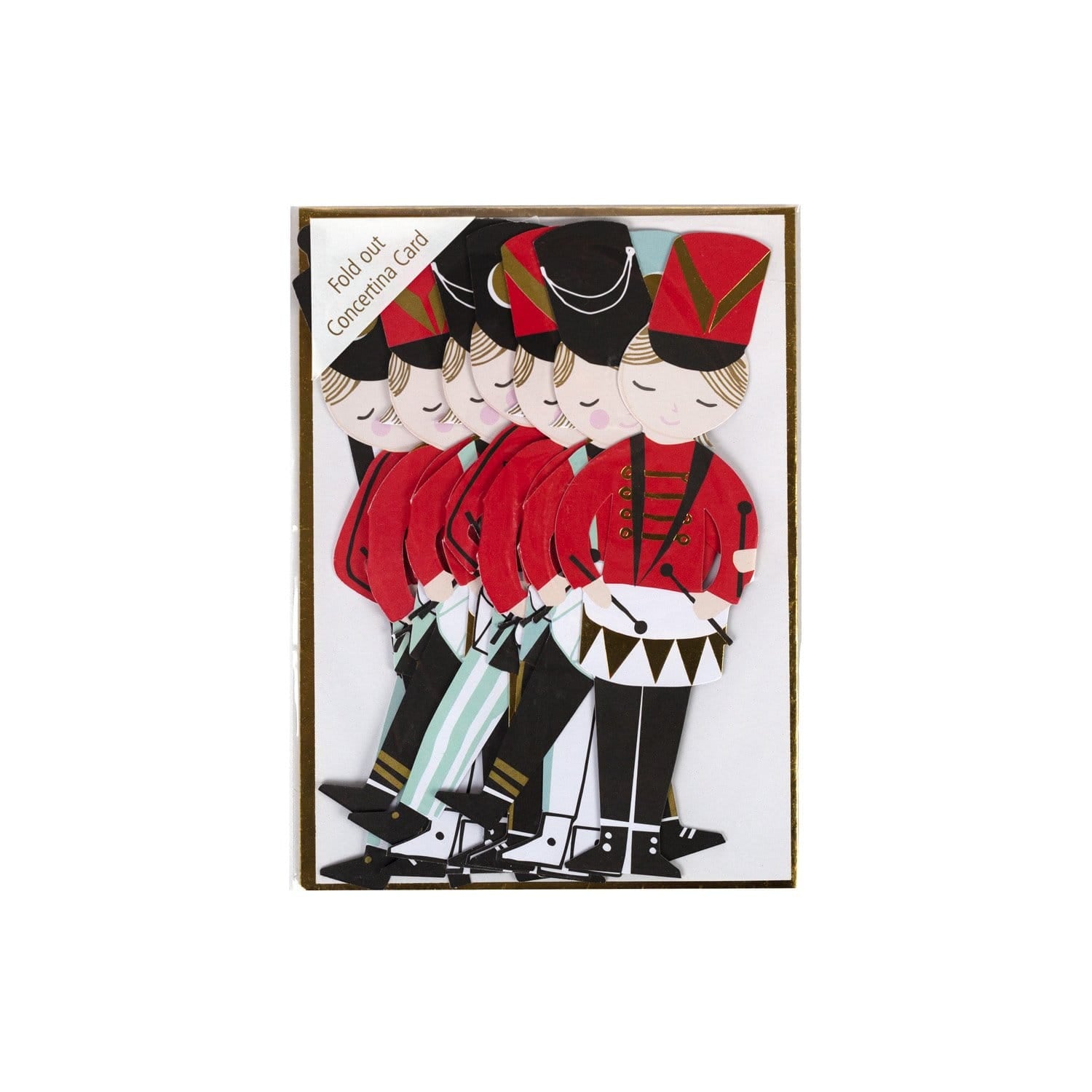 Meri Meri Drummer Concertina Card