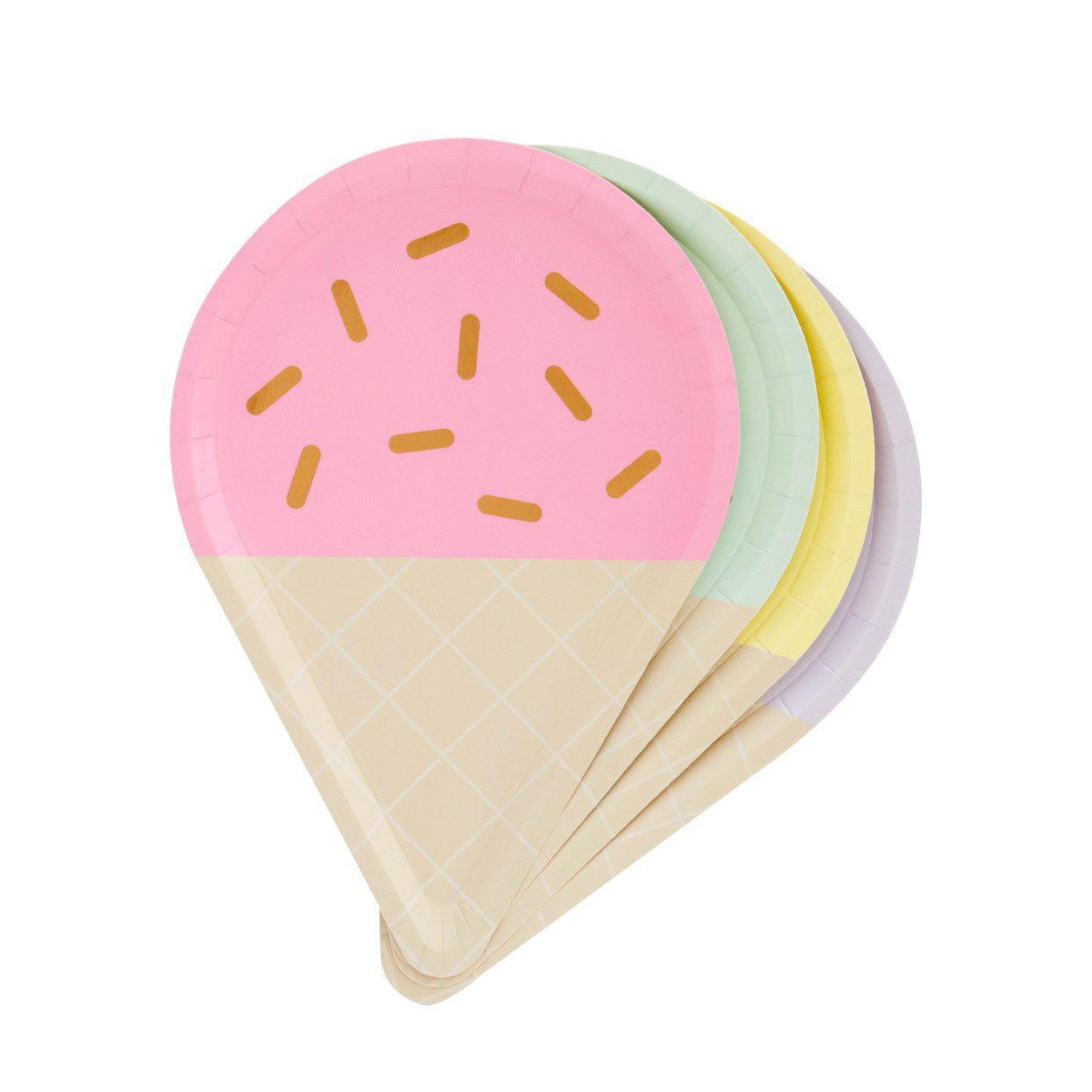 Gelato Cone Plates