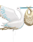 It's A Boy Stork Baby Shower Balloon