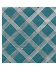 Silver Plaid Cocktail Napkins