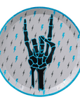 Rock On Skeleton Hand Plates
