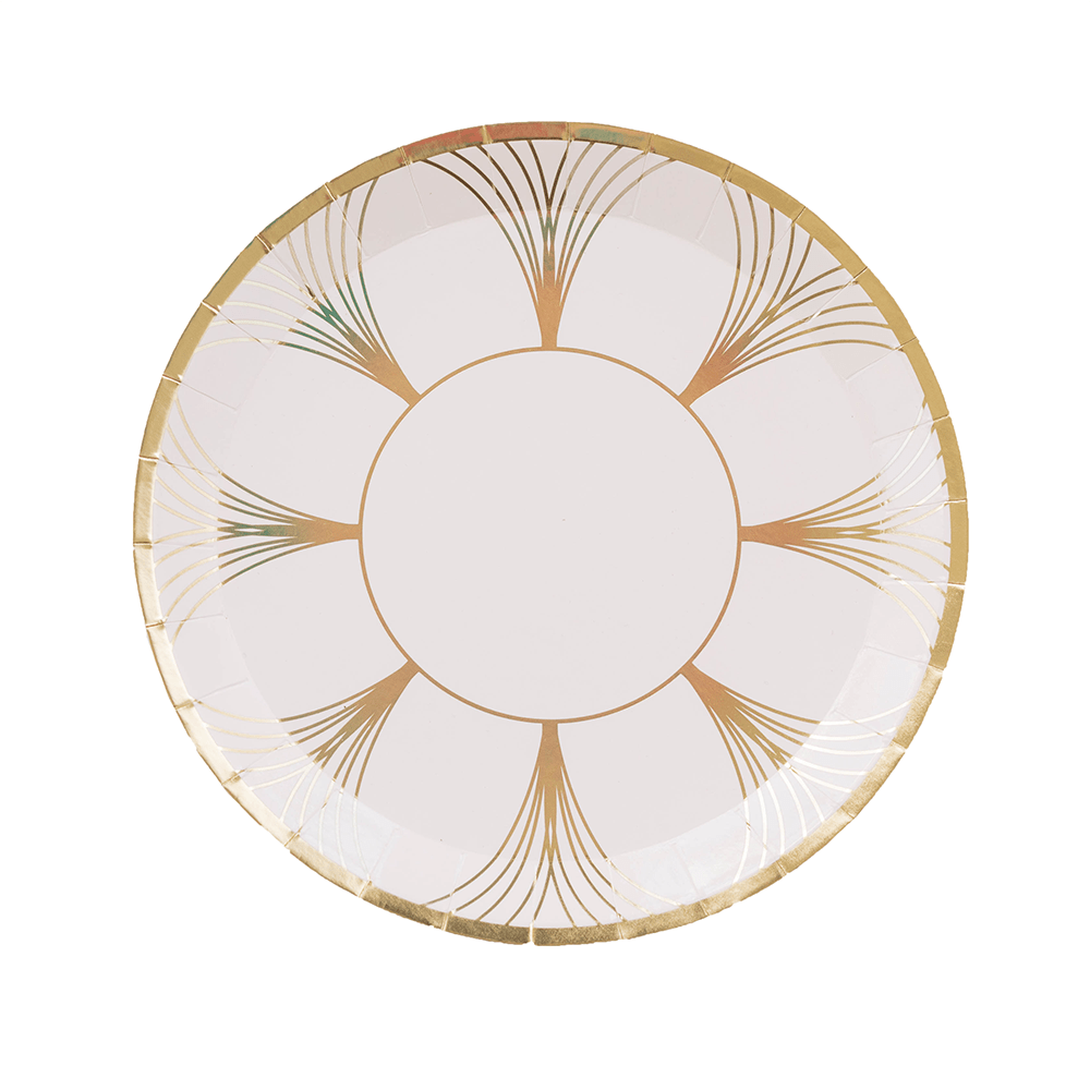 Assiettes Gatsby Blanches - Petites