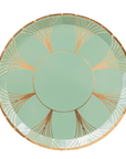 Sage Green Gatsby Party Plates