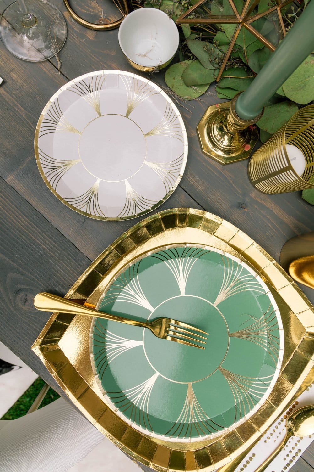 Assiettes Gatsby Blanches - Petites