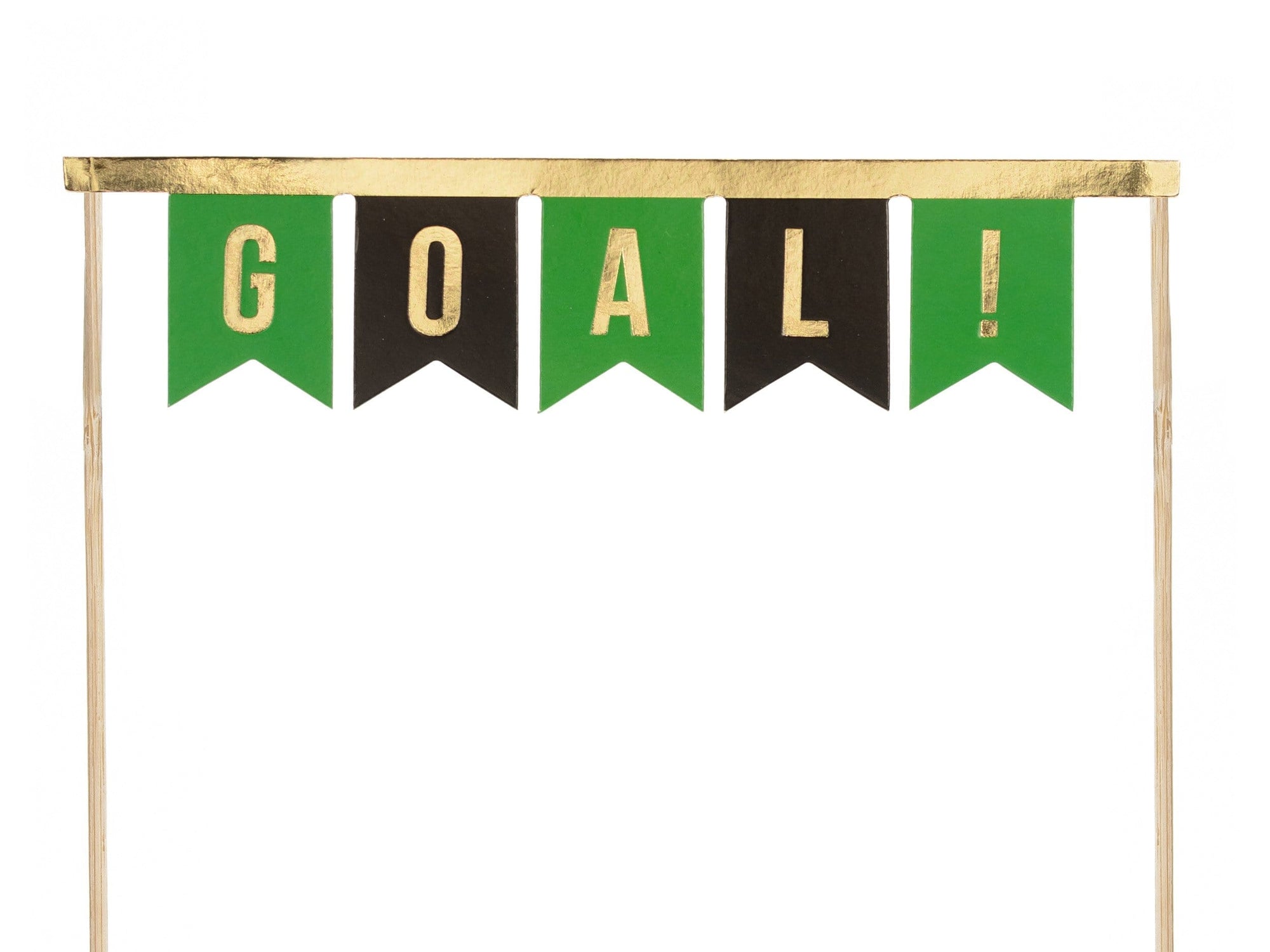 Goal Pennant & Trophy Cake Topper Set