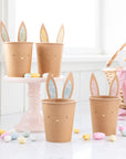 Kraft Floral Bunny Cups