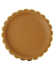 Kraft Scalloped Plates - Large