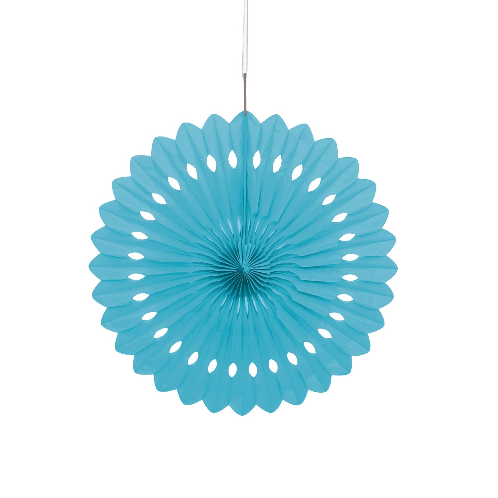 Large Baby Blue Tissue Fan