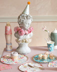 Floral Chinoiserie Lattice Plates