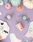 Servilletas con iconos de Halloween en tonos pastel - Grandes