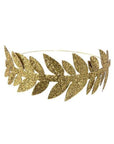 Gold glitter laurel crown