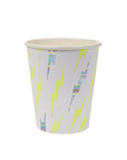 Superhero Lightning Bolt Party Cups